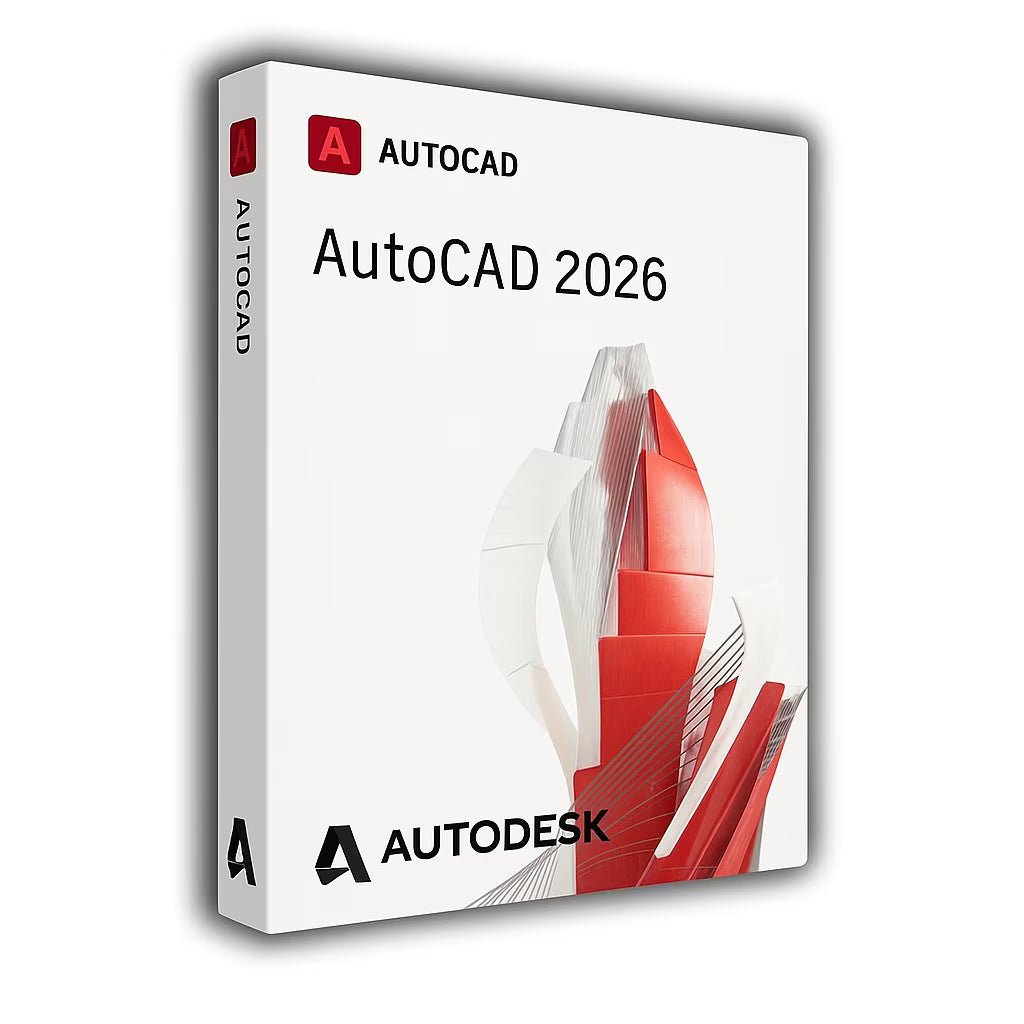 Autodesk AutoCAD 2026 software packaging on a white background
