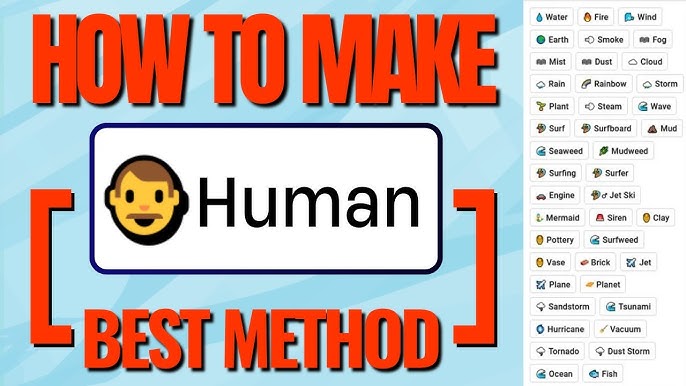 how to make human in infinite craft