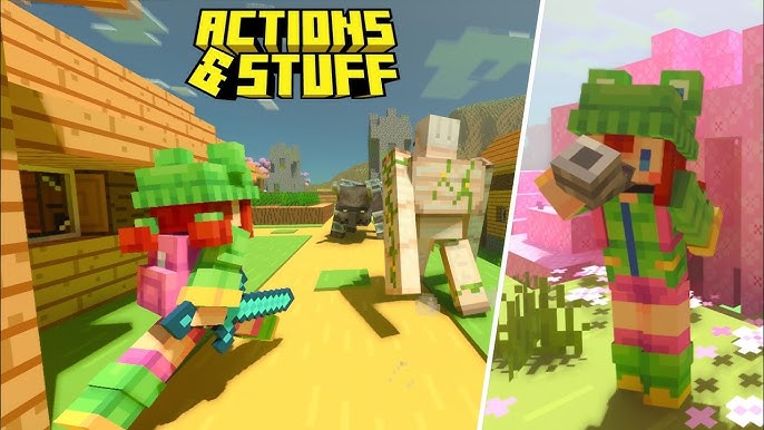 actions and stuff minecraft bedrock
