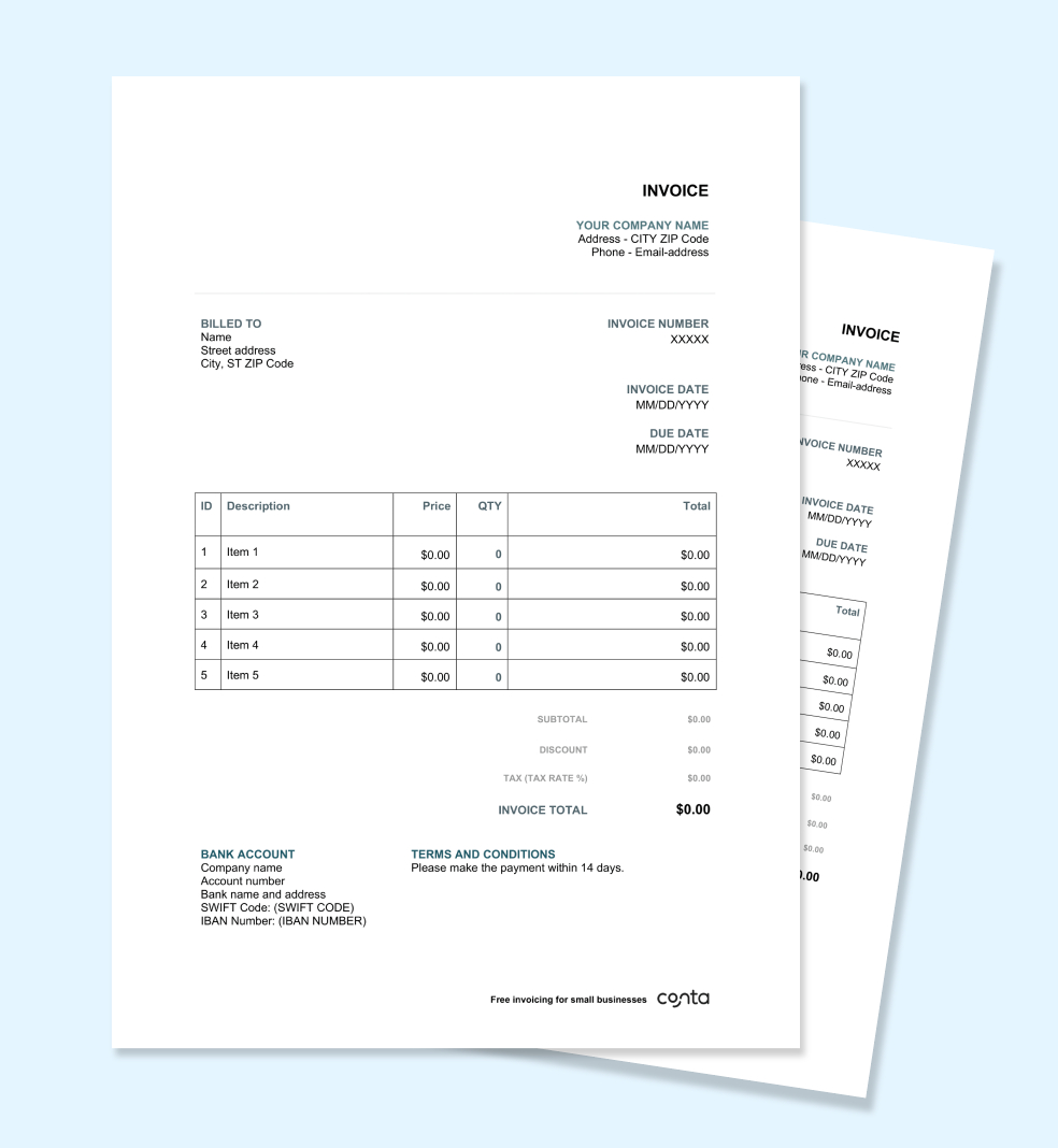 Key Making Invoice Service Invoice Template Mac