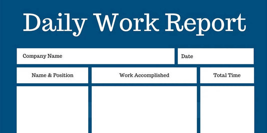 Daily Report Template - Find out How to Build a Good Report!