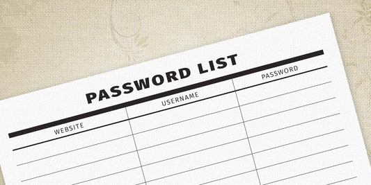 Password List Template - [7 Useful Tips You Need to Adopt]