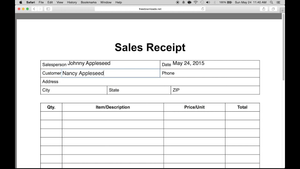 How To Use a Sales Receipt Template In 6 Steps