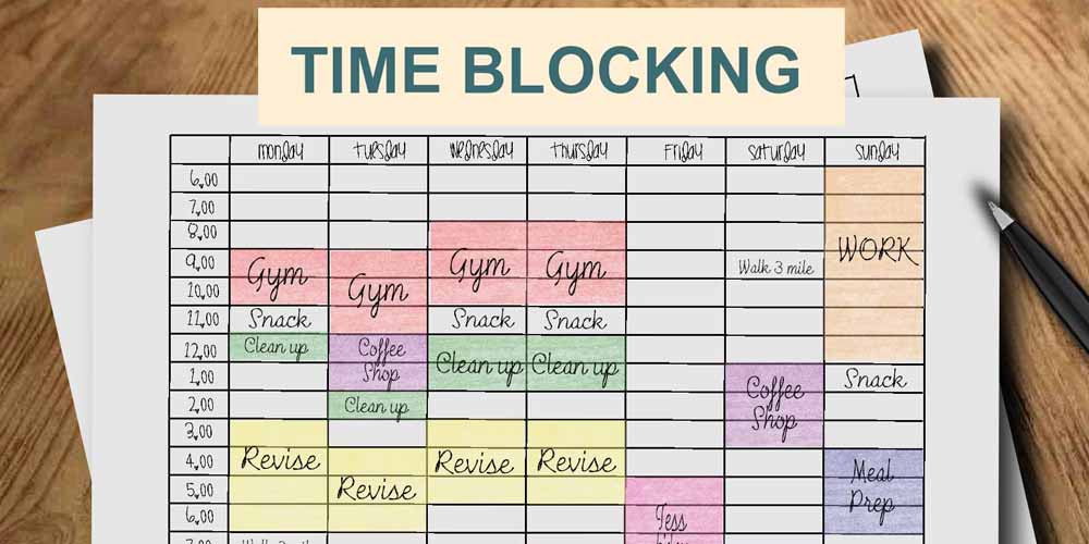 Learn to Use a Time Blocking Template to Organize your Business ...
