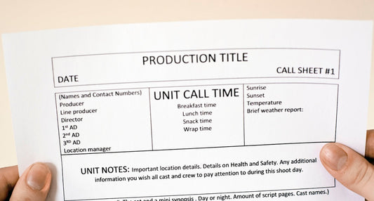 How to Make the Best Call Sheet Template For Your Production