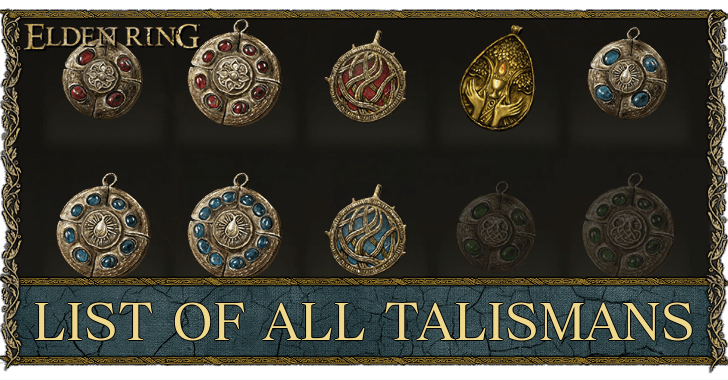 elden ring talismans
