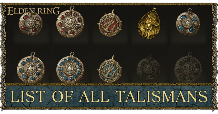 elden ring talismans
