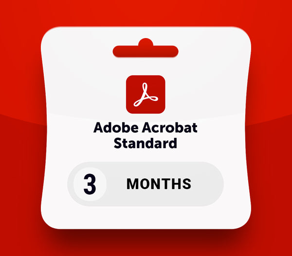 Adobe Acrobat Standard - 3 Months Subscription Key product image