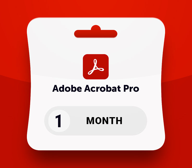 Adobe Acrobat Pro - 1 Month Subscription Key product image