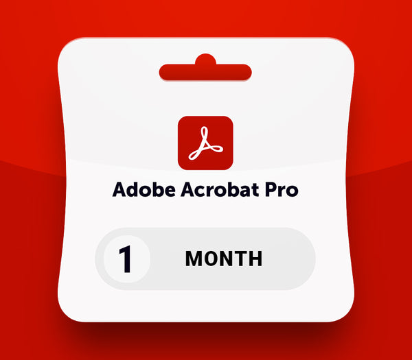 Adobe Acrobat Pro - 1 Month Subscription Key product image