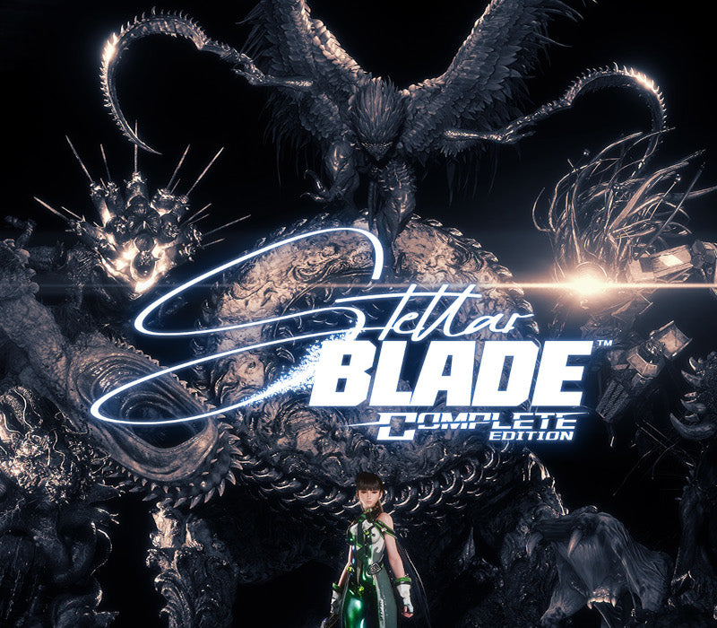 Promotional image for 'Star Blade Complete Edition' with a fantasy character and dragon-like creature.