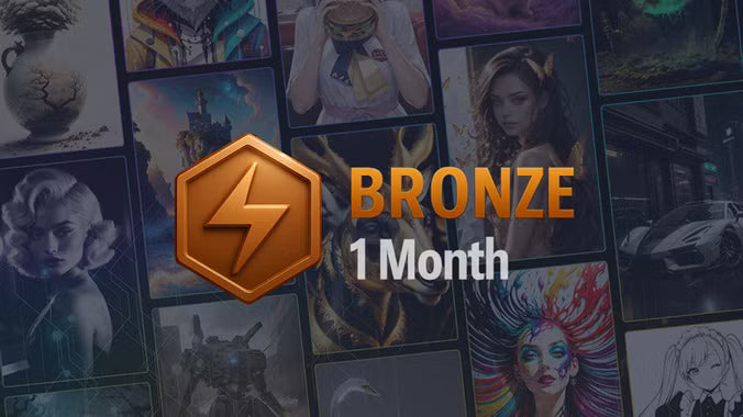 Civitai.com 1-mesečni Bronzani 