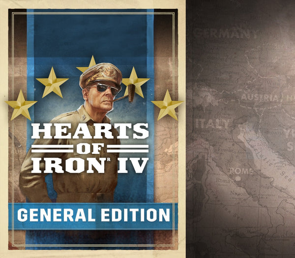 Hearts of Iron IV: General Edition EU PC Steam CD Key cover artwork