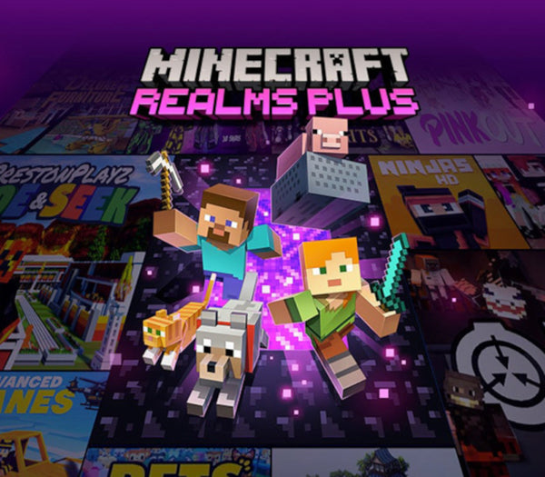 Συνδρομή Minecraft Realms Plus 1 Μήνα / /