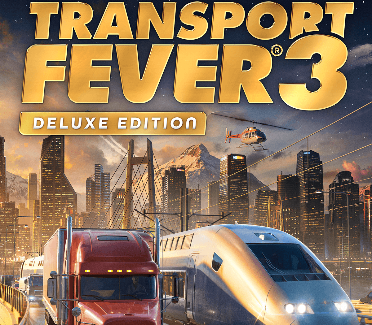 Transport Fever 3 Deluxe Edition ПРЕДВАРИТЕЛНА ПОРЪЧКА PC Steam CD Key обложка