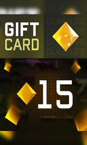 Clash.gg 15 Gem Gift Card CD Key