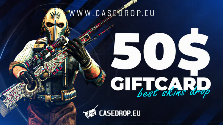 Casedrop.eu Gift Card 50 USD P-Card CD Key