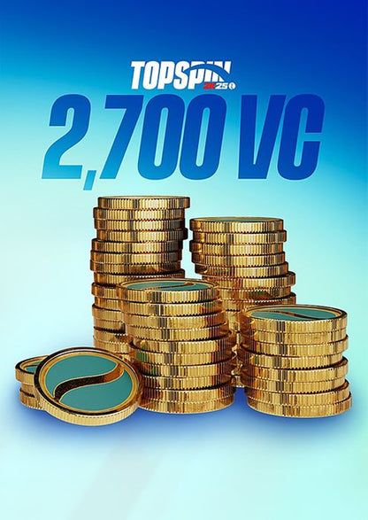 TopSpin 2K25 - 2,700 Virtual Currency Pack XBOX One/Series CD Key