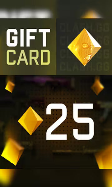 Clash.gg 25 Gem Gift Card CD Key