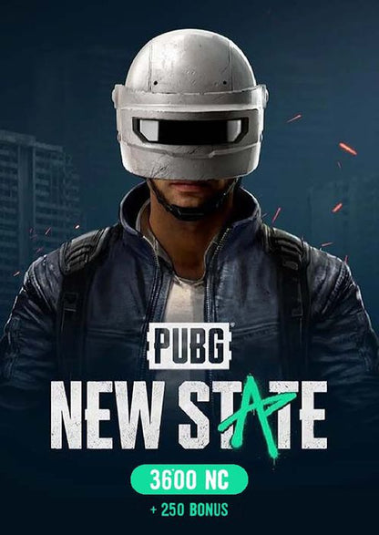 PUBG: New State Mobile - 3600 + 250 NC Prepaid CD Key