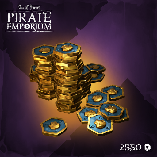 Sea of Thieves: 2550 Ancient Coins XBOX One/Series/Windows CD Key-1