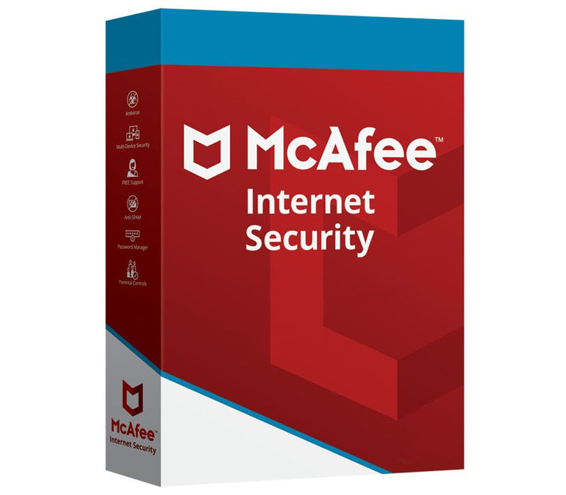 McAfee Internet Security - 1 Year Unlimited Devices Key product image