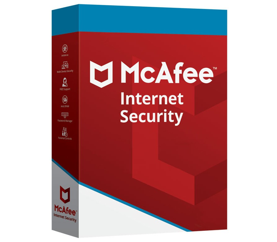 McAfee Internet Security - 1 Year Unlimited Devices Key product image
