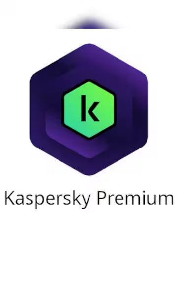 Λογότυπο Kaspersky Premium σε λευκό φόντο