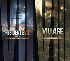 Resident Evil 7 Gold Edition & Village Gold Edition Bundle EU PC Steam CD Key cover artwork