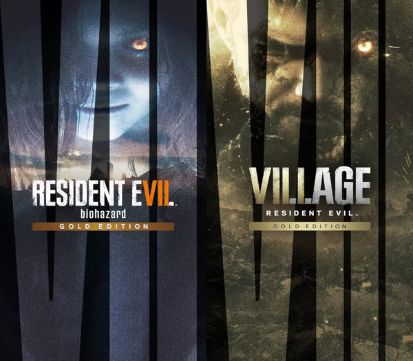 Пакет Resident Evil 7 Gold Edition и Village Gold Edition EU PC Steam CD Key обложка