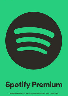 Spotify Premium logo on a green background, representing the music streaming service.