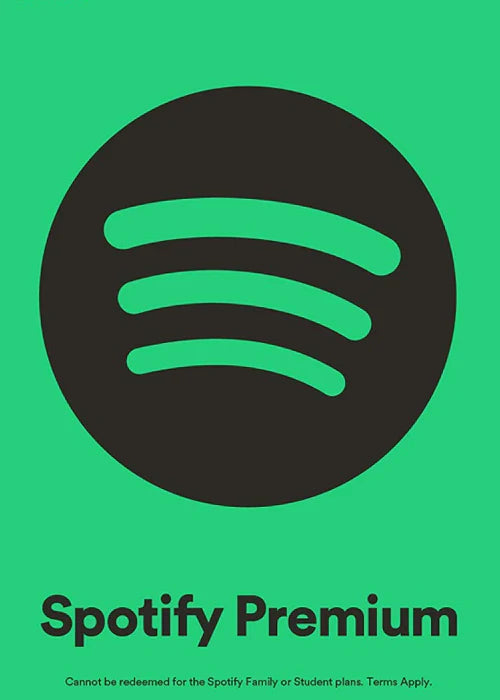 Spotify Premium logo on a green background, representing the music streaming service.