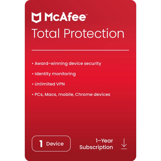 McAfee Total Protection 2024 Key (1 Year / 1 Device)