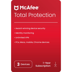 McAfee Total Protection 2024 Key (3 Years / 1 Device)-1