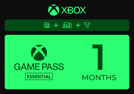 Account abbonamento Xbox Game Pass Essential di 1 mese