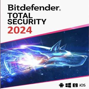 Bitdefender Total Security 2024 EU Key (1 Year / 3 Devices)