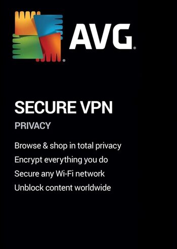 AVG Secure VPN Key (1 Year / Unlimited PCs) CD Key