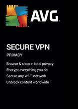 AVG Secure VPN Key (1 Year / 5 Devices)
