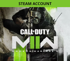 Promotional graphic for 'Call of Duty: Modern Warfare II' with a soldier holding a rifle.