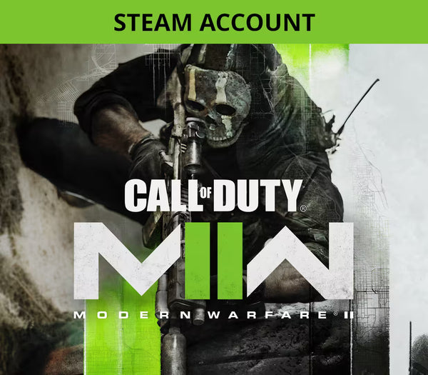 Promotional graphic for 'Call of Duty: Modern Warfare II' with a soldier holding a rifle.