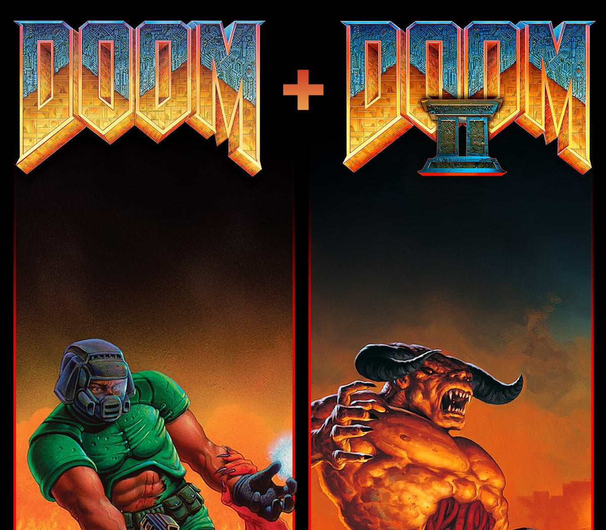 Colección clásica de FPS para PC de DOOM 1993 y DOOM II