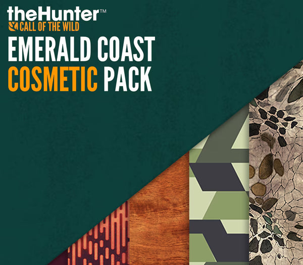 theHunter Call of the Wild - DLC Pacote Cosmético Emerald Coast para PC Steam CD Key arte da capa