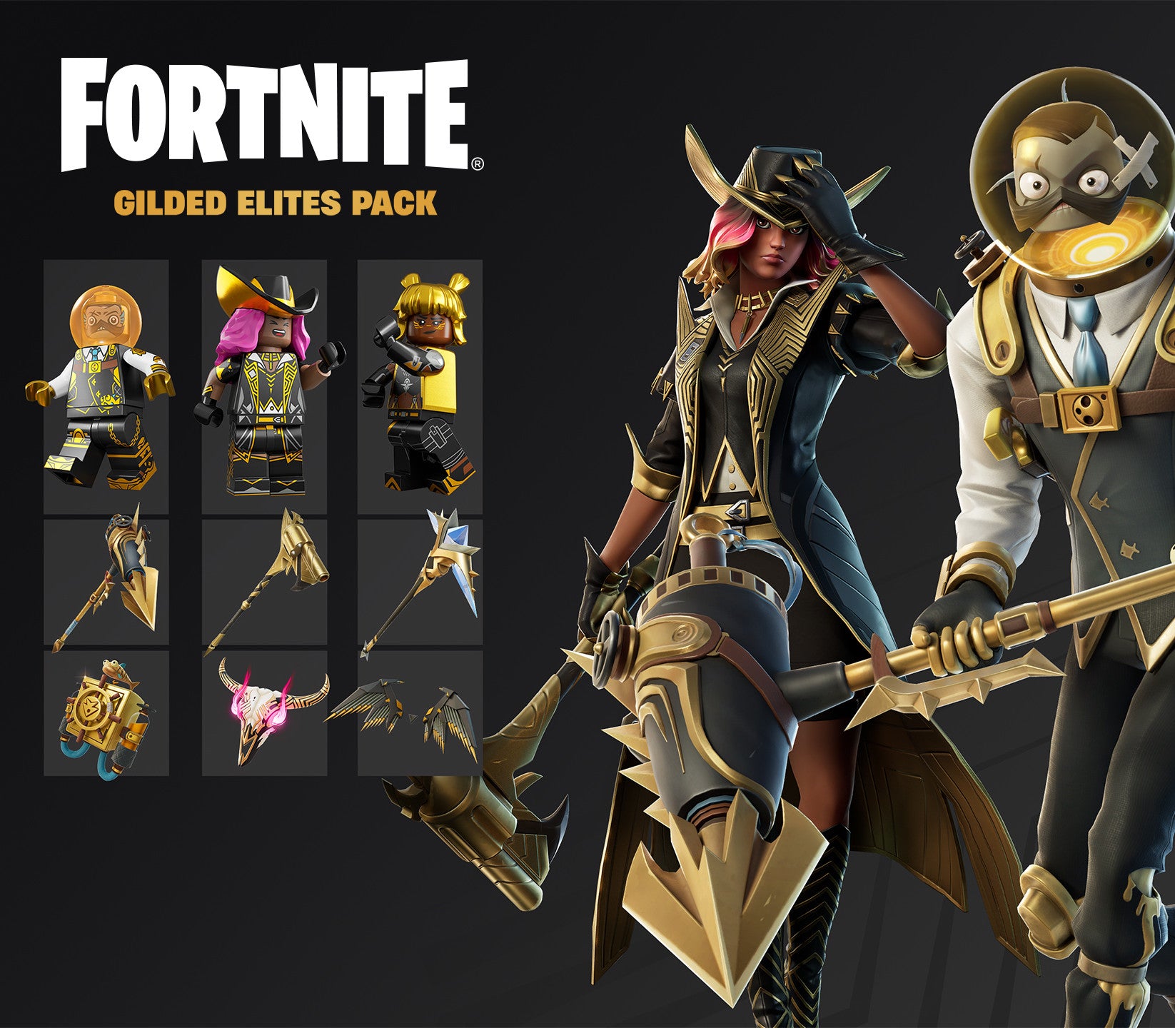 Fortnite - Gilded Elites Pack DLC AR XBOX One / Xbox Series X|S CD Key product image
