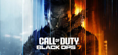 Promotivna slika za 'Call of Duty: Black Ops 7' sa likom koji drži pušku.