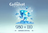 Genshin Impact - 980 + 110 Genesis Crystals Reidos Voucher