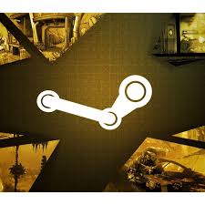 Steampunk-themed logo with intricate designs and a central circular emblem.