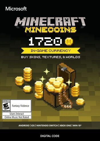 Minecraft Minecoins Pack: 1720 Coins EU CD Key-1