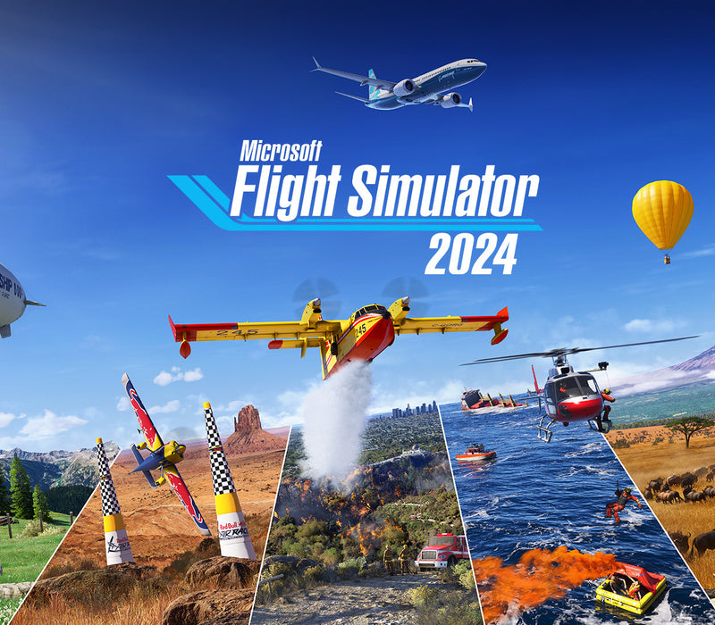 Ilustración de portada de Microsoft Flight Simulator 2024 EU PC Steam CD Key
