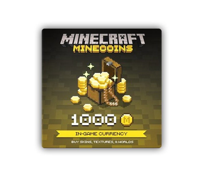 Minecraft Minecoins Pack: 1000 Coins CD Key digital product cover