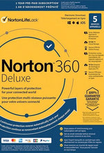 Norton 360 Deluxe 2021 EU Key (1 Year / 3 Devices) + 25 GB Cloud Storage